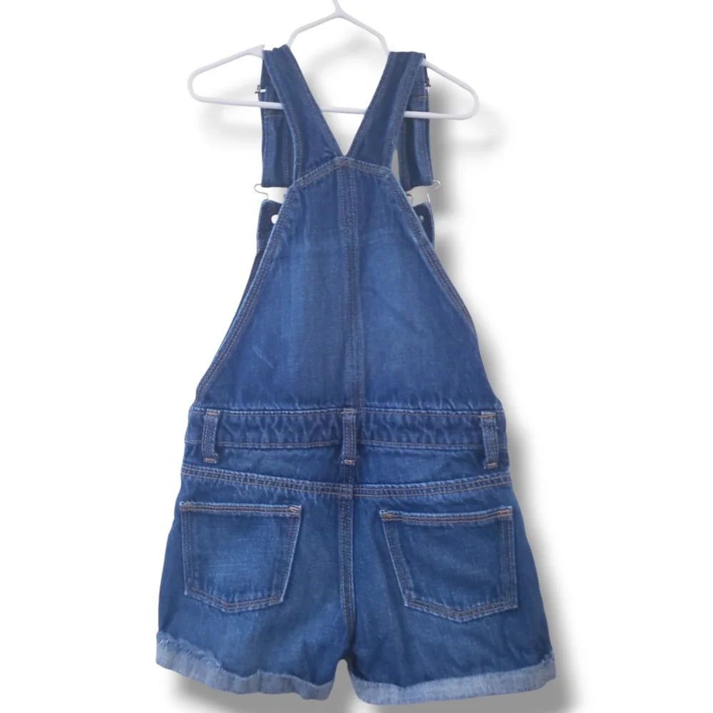 Old Navy Girls 8 Blue Jean Denim Shortall Overall